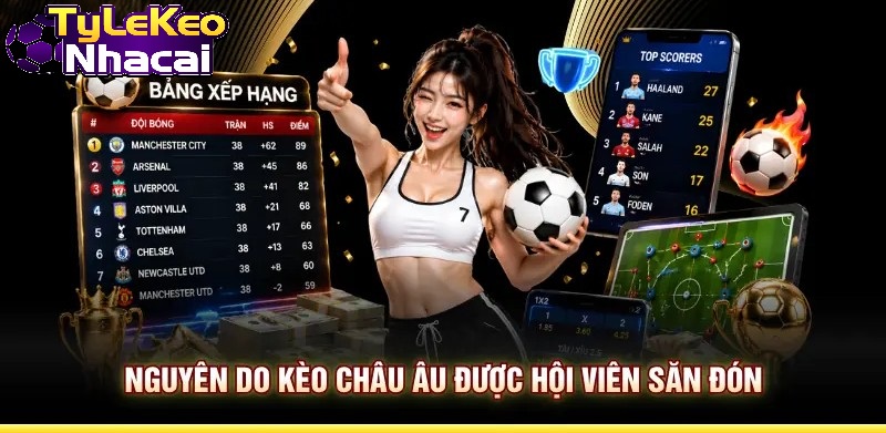 Nguyên do Kèo Châu Âu được hội viên săn đón
