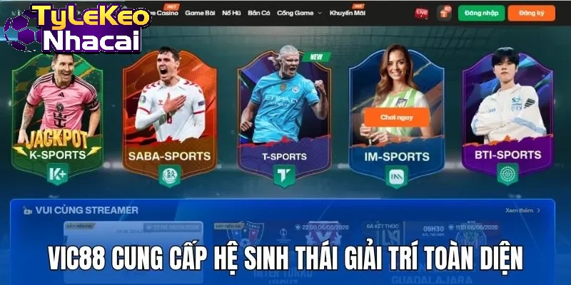 Vic88 Cung cấp hệ sinh thái giải trí toàn diện